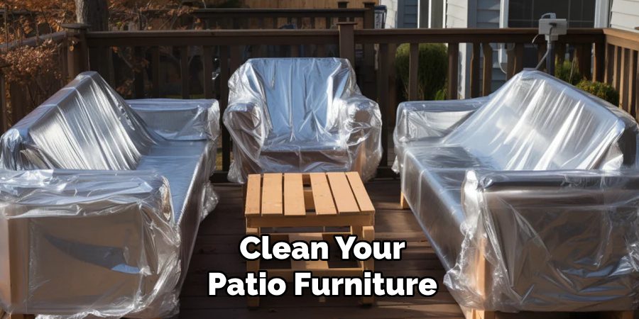 Clean Your Patio Furniture