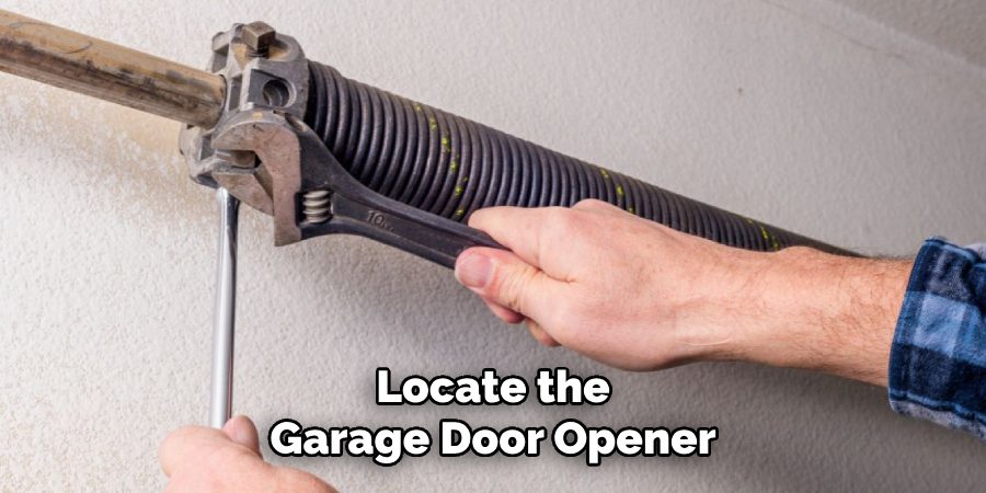 Locate the Garage Door Opener
