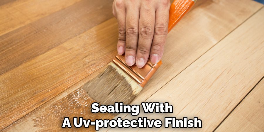 Sealing With
A Uv-protective Finish