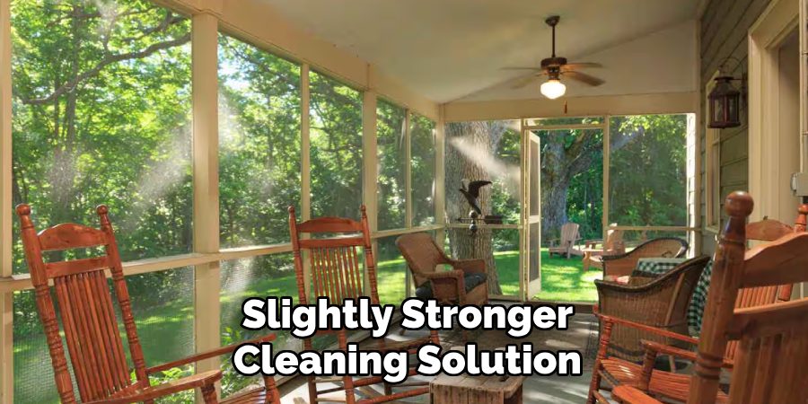 Slightly Stronger Cleaning Solution