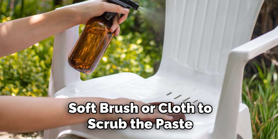 Soft Brush or Cloth to Scrub the Paste