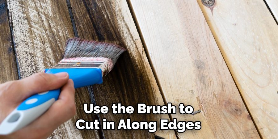 Use the Brush to Cut in Along Edges