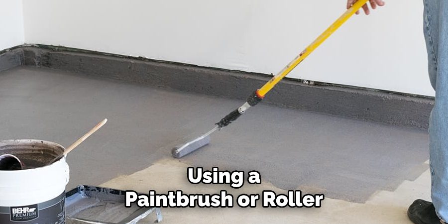 Using a Paintbrush or Roller