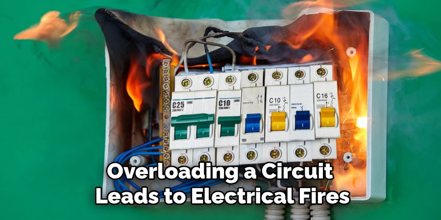 Overloading a Circuit 
Leads to Electrical Fires
