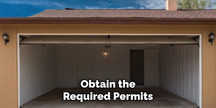 obtain the required permits  
