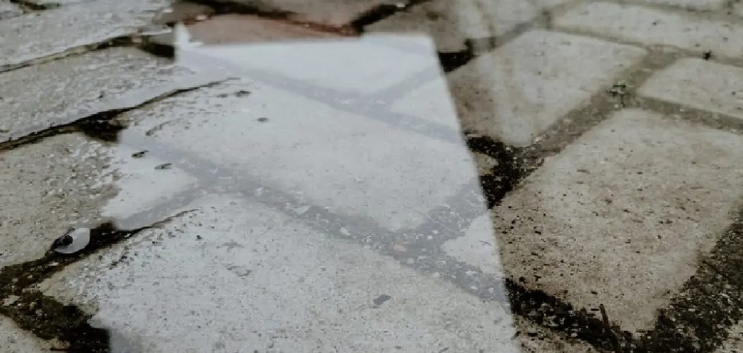 How to Fix Sunken Patio Pavers