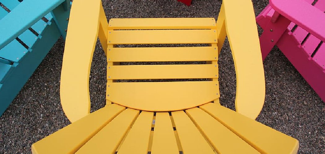 How To Repair Patio Chairs