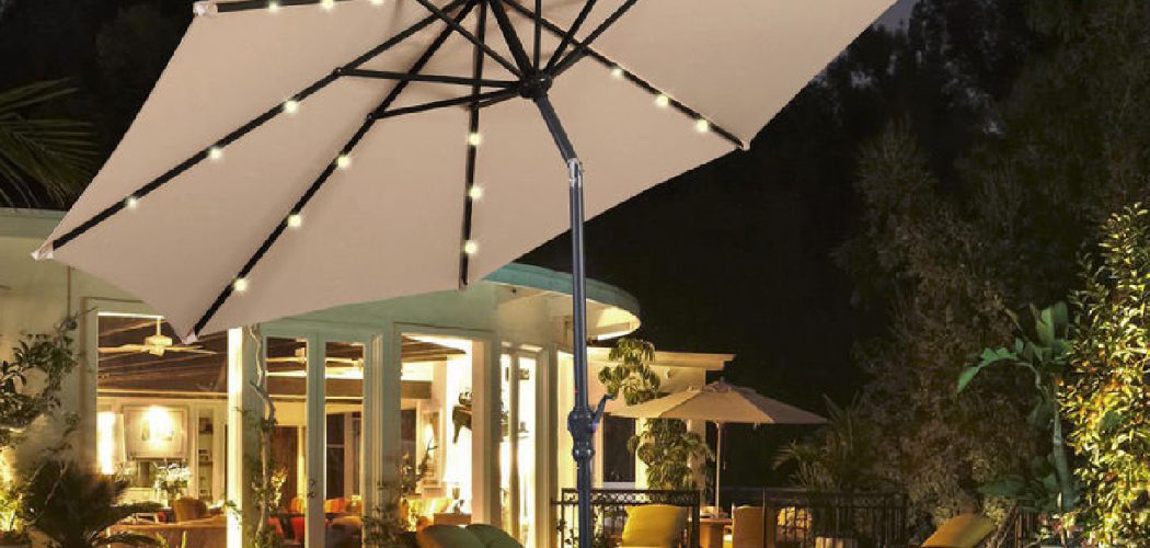 How To Add Solar Lights To Patio Umbrella