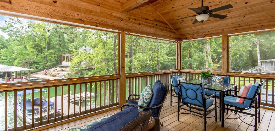 How to Put Plastic on Screened Porch