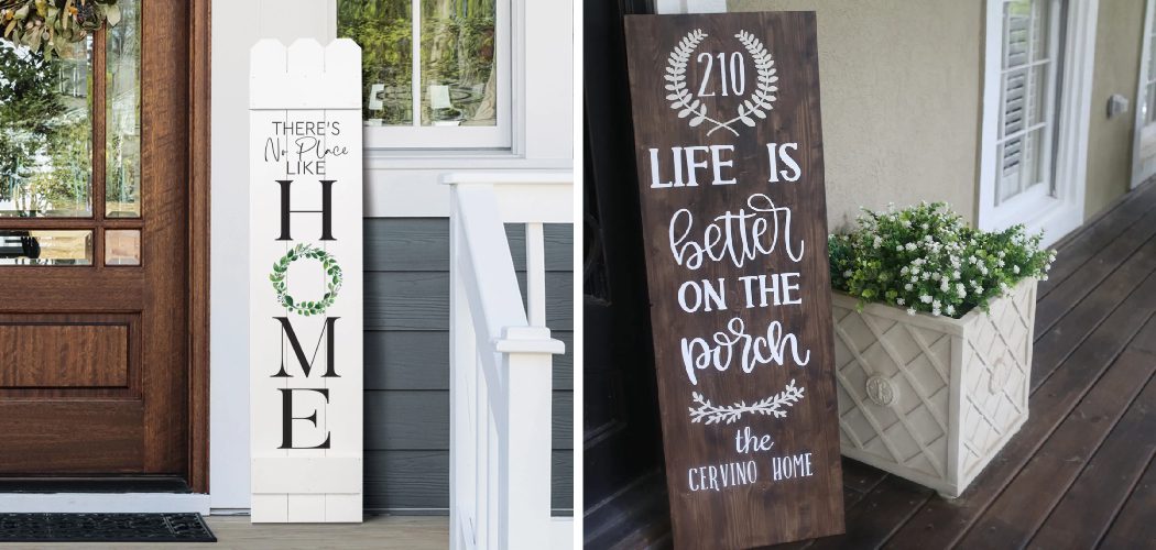 How to Keep Porch Sign from Blowing Over | Easy Solve (2024)