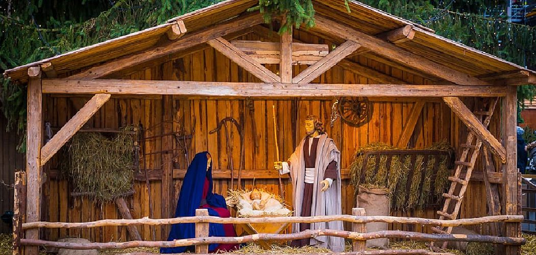 How to Build an Outdoor Nativity Stable