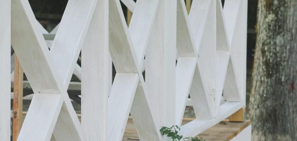 How to Make Criss Cross Porch Railing